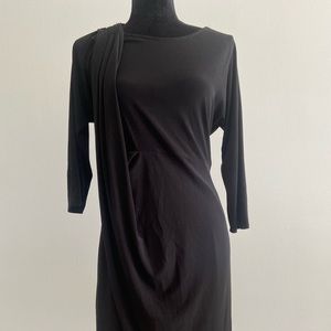 Black slinky dress
